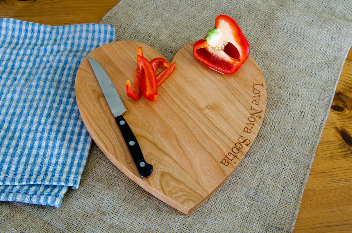 Heart Cutting Board